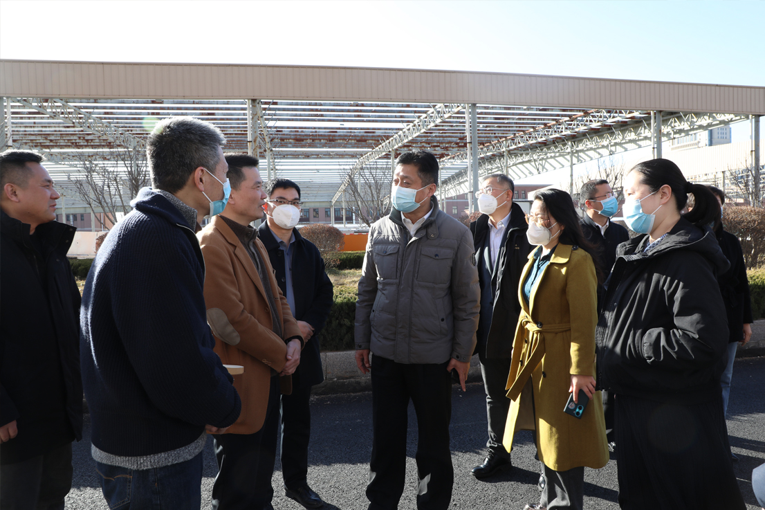 濟南海關(guān)副關(guān)長張藝兵一行蒞臨中凱冷鏈物流園調(diào)研指導(dǎo)